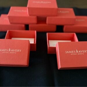 James Avery Vibrant Red Gift Boxes 8